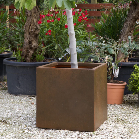 Corten Effect Box L24 x D24x H24