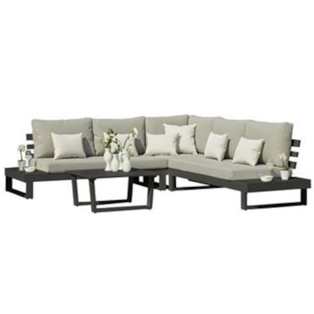 Ibiza Corner Furniture set - Lava