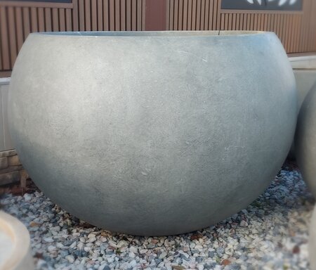Rustic Bowl Grey D110cm x H72cm