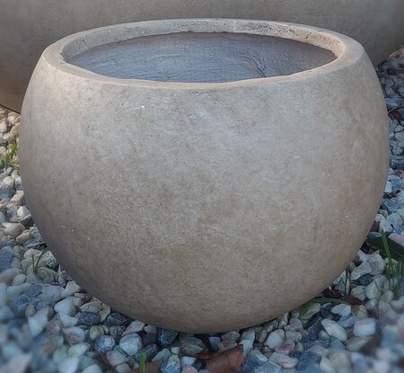 Rustic Bowl Sand D54 x H39cm