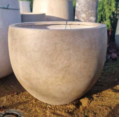 Rustic Egg Planter Sand D50cm x H41