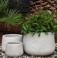 Rustic Short Bowl Grey D55cm x H40c